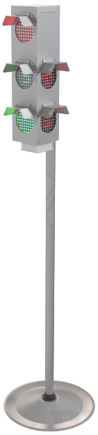 Светофор _Учебный_ 2 в 1 блочного типа моб.