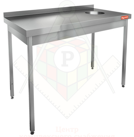 Картинка_2023-03-18_НДСО-11/6БП стол с отв.для сбора отходов. (отв. справа), HICOLD RUS