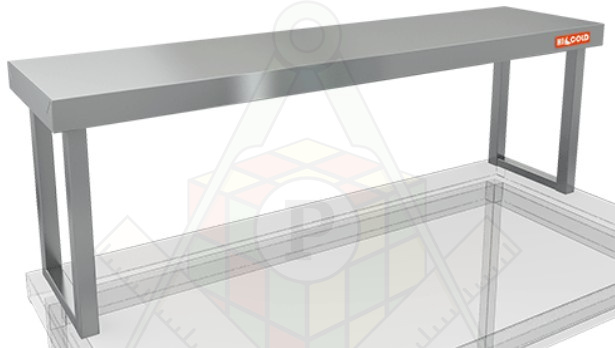Картинка_2023-03-18_НПСТ1-12/4 (H=400мм) полка настольная, HICOLD RUS