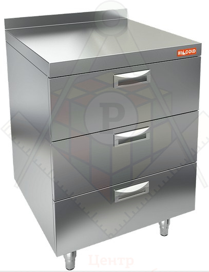 Картинка_2023-03-18_НБМТ 3-5/6Б модуль барный с бортом - тумба с тремя ящиками, 500х600х850мм, HICOLD RUS