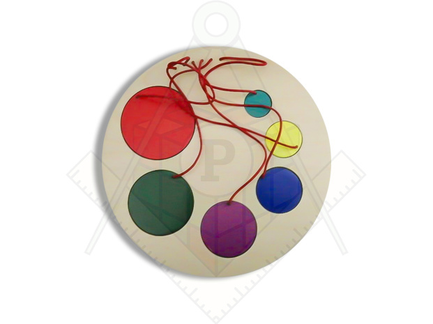 Тактильно-развивающая панель «Палитра»_1