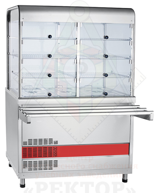 Прилавок-витрина Abat Аста ПВВ(Н)-70КМ-С-02-НШ