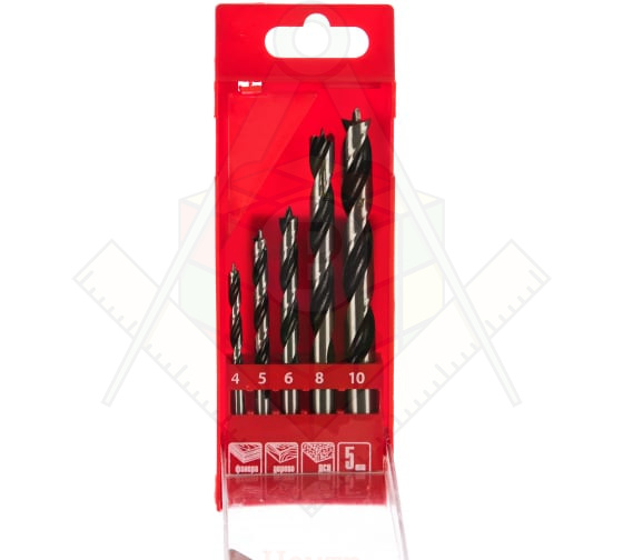 Набор сверл по дереву Matrix 70281