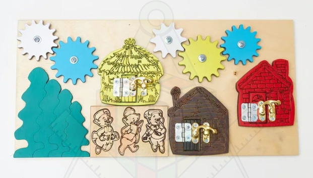 Бизиборд «Три поросенка»_1