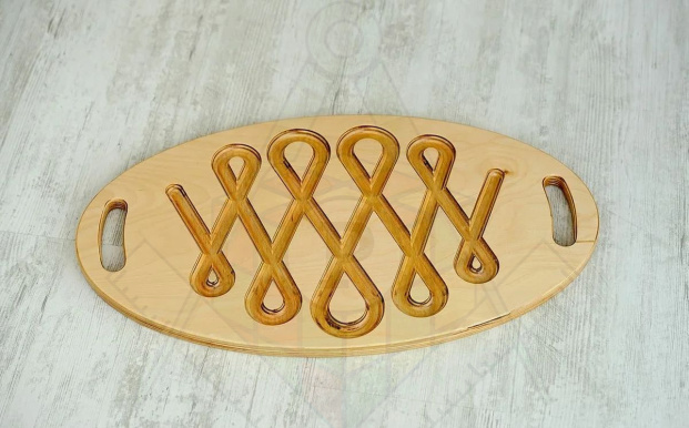 Тактильно-развивающая панель-лабиринт «Серпантин»_1