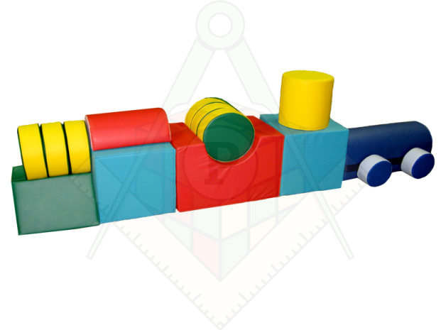 Паровозик товарный