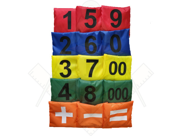 тактильные мешочки с цифрами