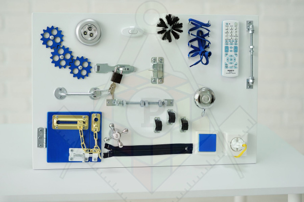 Бизиборд «Синий для мальчиков»_1