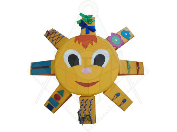 Солнышко дидактическое вид 4