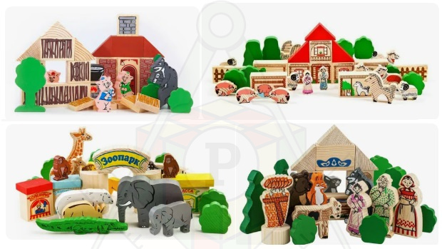 конструктор деревянный людей