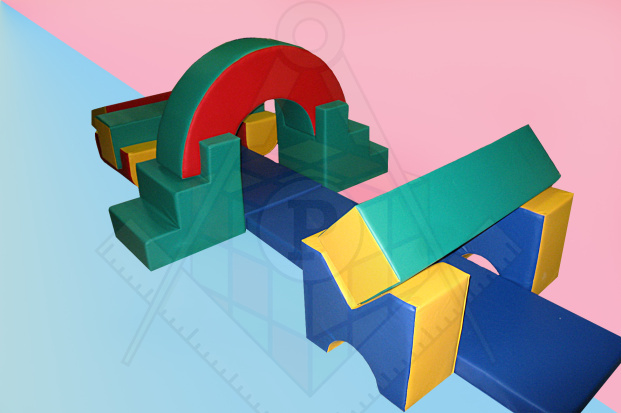 Полоса препятствия с полукольцом