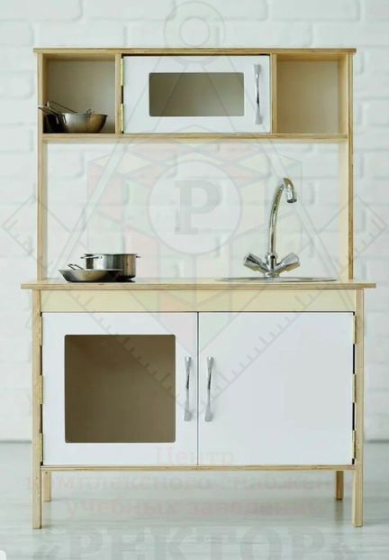 Кухня детская «Как у мамы» белая_1