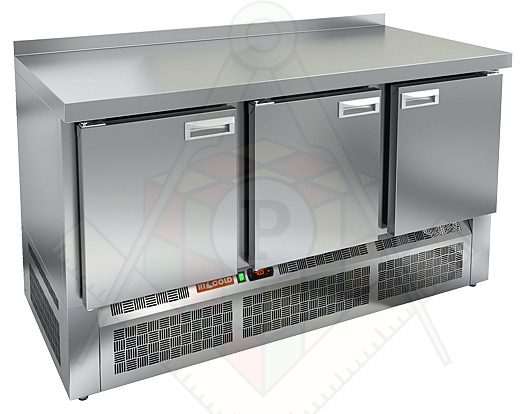 Стол холодильный HICOLD GNE 111 TN с бортом
