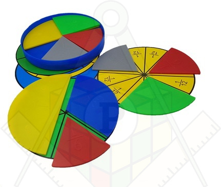 407013 Набор Части целого на круге Простые дроби с артикула  55061661