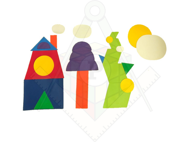 набор для плоскостного констр 50 дет 