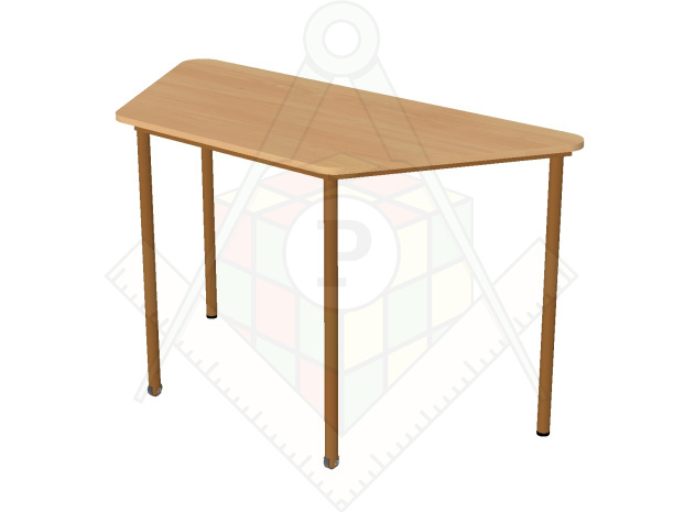 Стол трапеция на колесиках