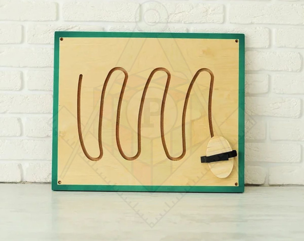 Панель-лабиринт «Рисуем ногами №1 Волна»_1 (1)