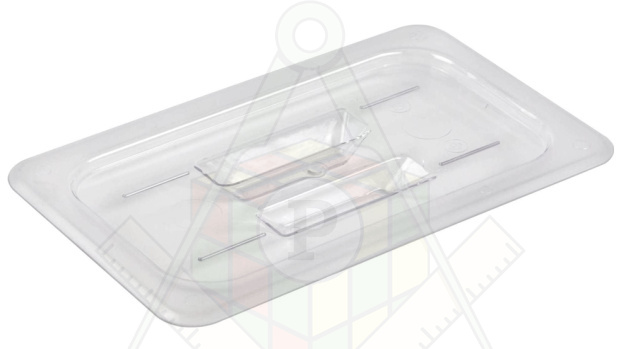 Картинка_2023-03-19_Крышка с ручкой для гастроемкости GN1/6 поликарбонат, JW-P16HC