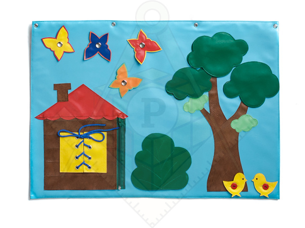 Коврик дидактический Зима-Лето