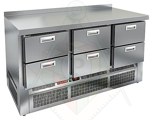 Стол морозильный HICOLD GNE 222 BT с бортом