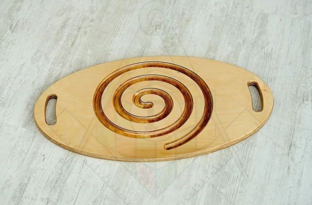 Тактильно-развивающая панель-лабиринт «Воронка»_1