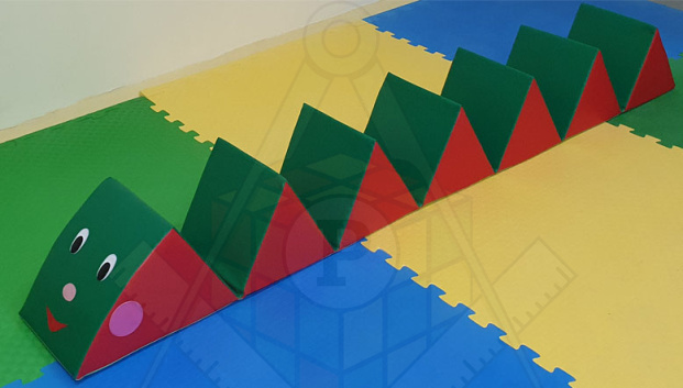 улитка-гусеница в развернутом виде