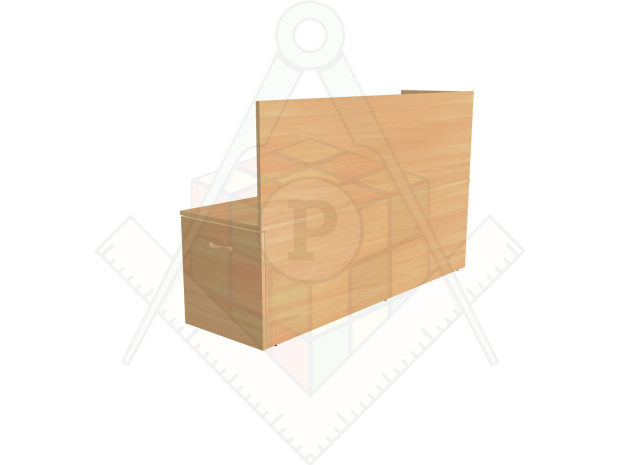 Тумба с подкатным ящиком правая