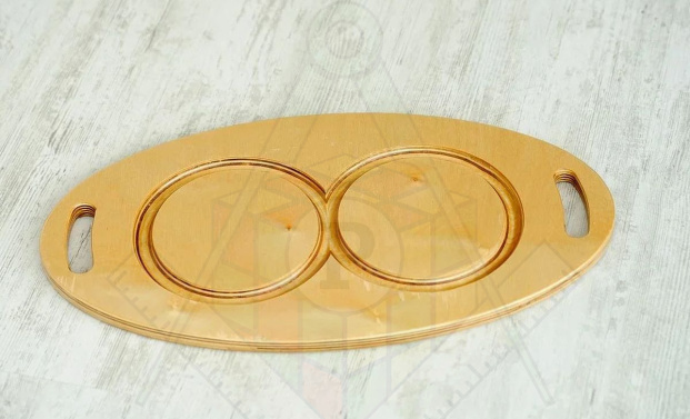 Тактильно-развивающая панель-лабиринт «Кольца»_1