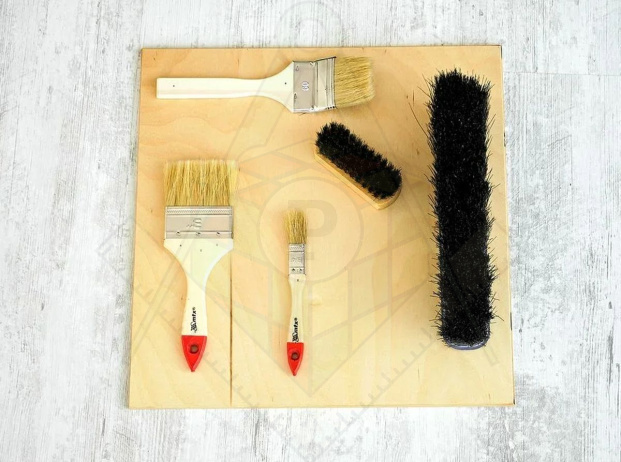 Тактильно-развивающая панель «Кисти»_1