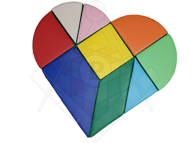 Танграм сердечко новое