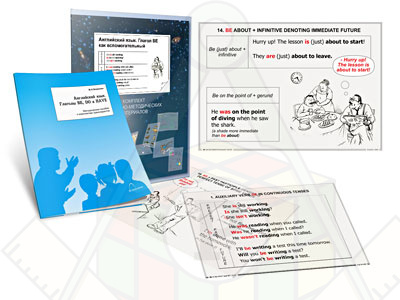 Картинка_2023-04-13_Комплект кодотранспарантов (прозрачных плёнок, фолий) «Глагол BE как вспомогательный»