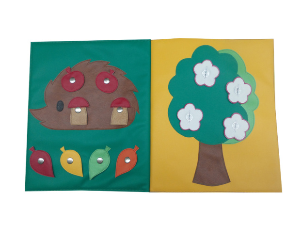 Книжка дидактическая вид 2