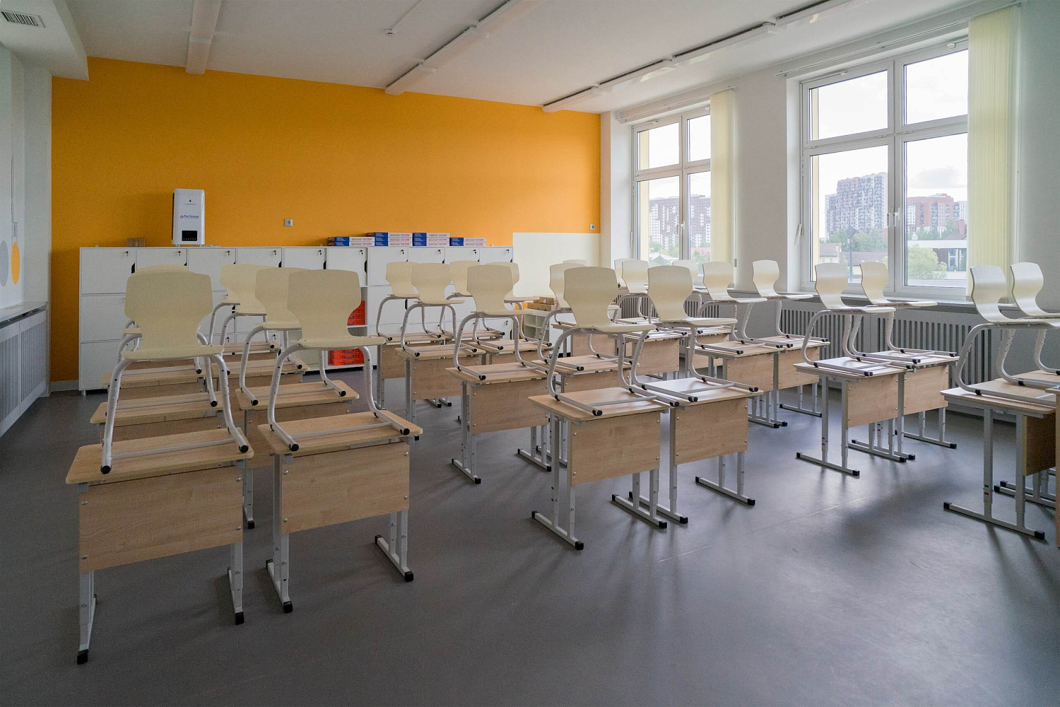 Оснащение школы в Румянцево