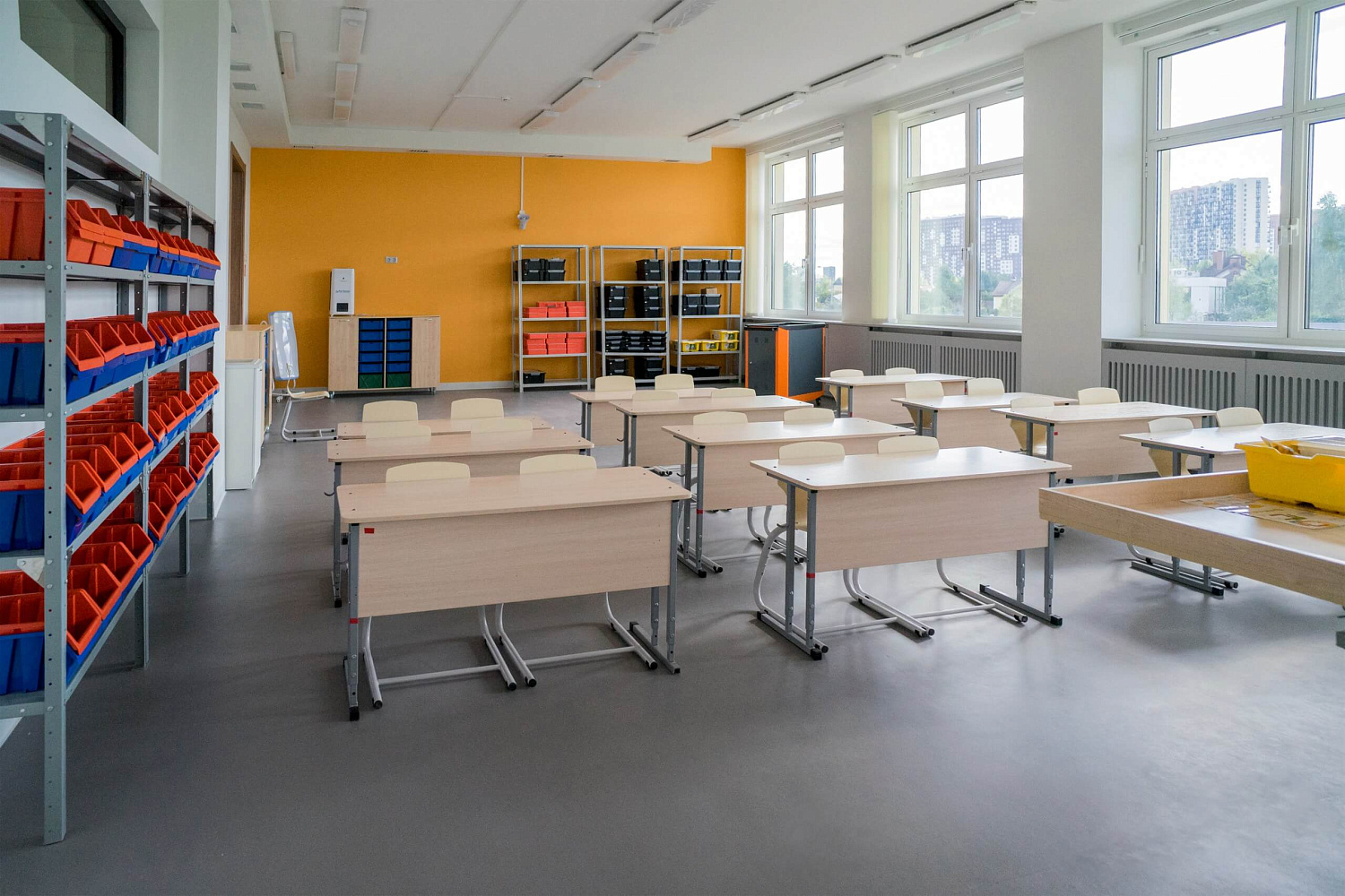 Оснащение школы в Румянцево